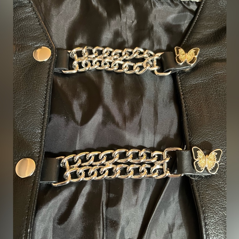 Leather vest extenders